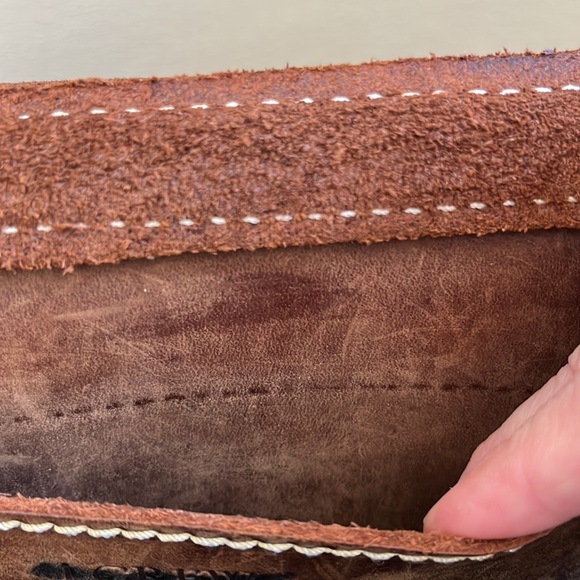 J. Crew Leather Expandable Mailbag/Satchel - Picture 10 of 16